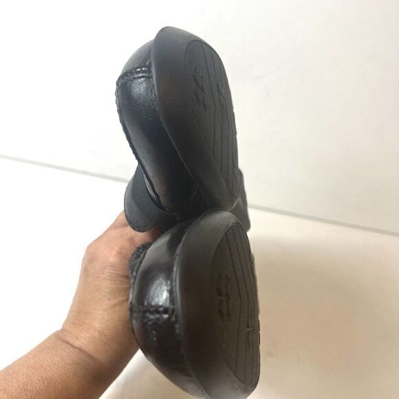 Naturalizer N5 Comfort Leather Wedge Womens 11N Black Classic Pumps Shoe Slip On - Picture 8 of 12